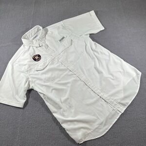 Houston Astros‎ Columbia Mens Tamiami Omni Shade Button Down Shirt Medium